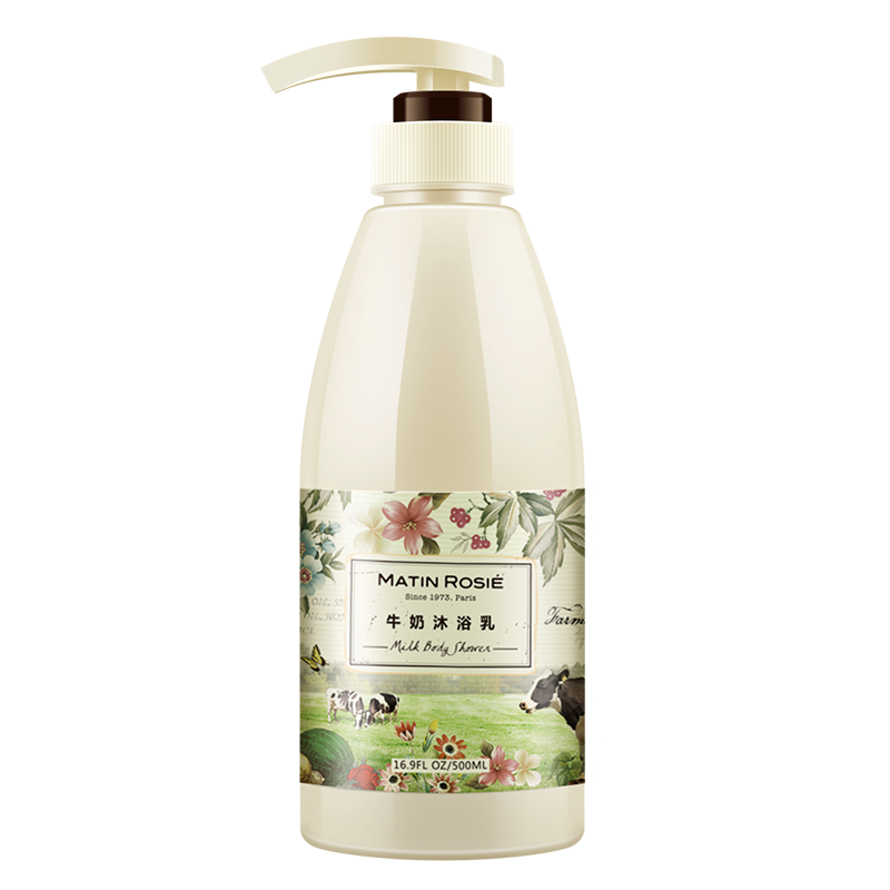 玛汀露丝沐浴露牛奶沐浴露500mL 牛奶蛋白 丝般柔滑 滋润保湿 细腻嫩滑