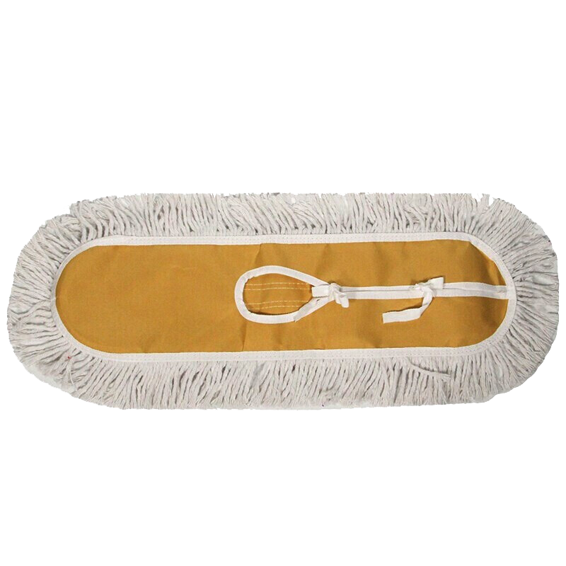 尘推布罩 尘推罩排拖拖布 尘推头精品加厚米黄 90CM 1个