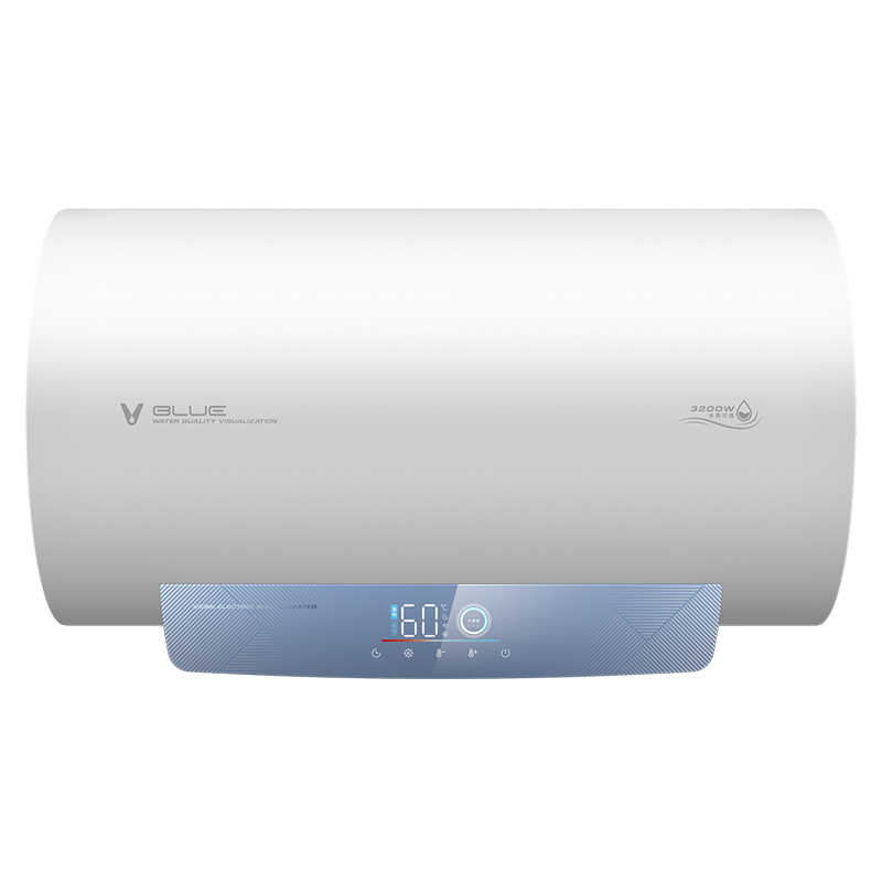 云米电热水器50升3200W家用速热触摸屏控制小蓝调