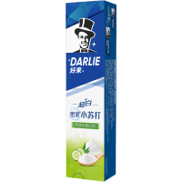 DARLIE好来(原黑人)牙膏超白密泡小苏打芦荟小青瓜味190g温和亮白