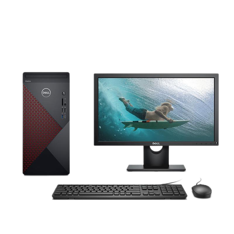 戴尔(DELL)成就5890 全新第十一代酷睿 商用台式机电脑整机全套 21.5英寸屏 (i7-11700F 16GB 256GB+2TB GTX1660Ti 6GB独显)超强扩展