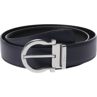 Salvatore Ferragamo 菲拉格慕 男士牛皮针扣式双面皮带腰带 679781