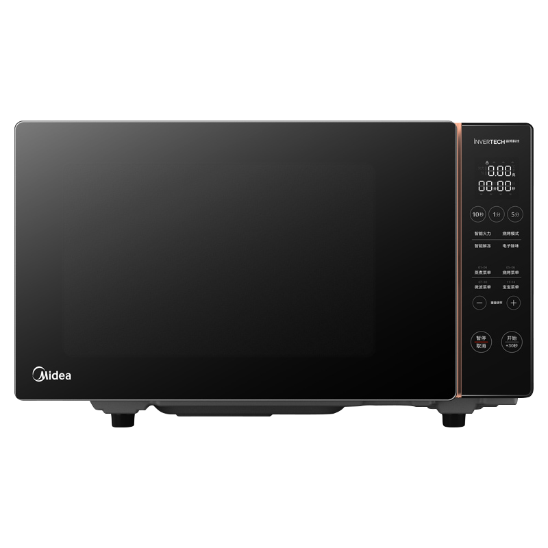 美的(Midea)变频微波炉烤箱一体机平板式23升大容量900W变频速热家用多功能微蒸烤一体光波炉M3-L231F