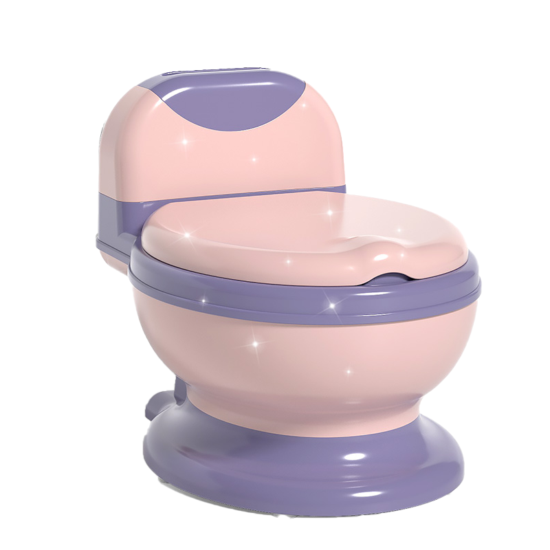 DuDi/青蛙嘟迪 母婴幼儿童坐便器婴儿宝宝小马桶凳尿尿盆男女小孩如厕训练神器 粉色