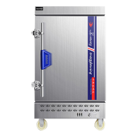 乐创电器(Lecon)蒸饭柜商用食堂蒸饭箱蒸饭车 大容量蒸饭机馒头电蒸箱 6盘燃气款-液化气