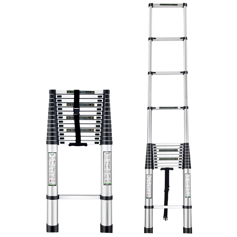 步步稳多功能梯子家用折叠伸缩铝梯铝合金人字梯升降梯楼梯工程梯