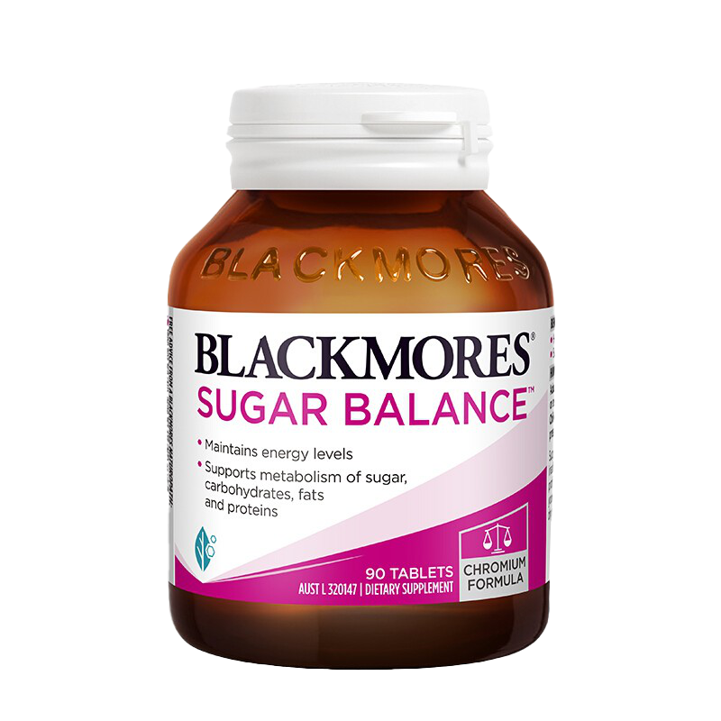 BLACKMORES 澳佳宝 血糖平衡片 甜食后悔片 90片/瓶 澳洲进口 膳食营养补充剂 67克 片剂