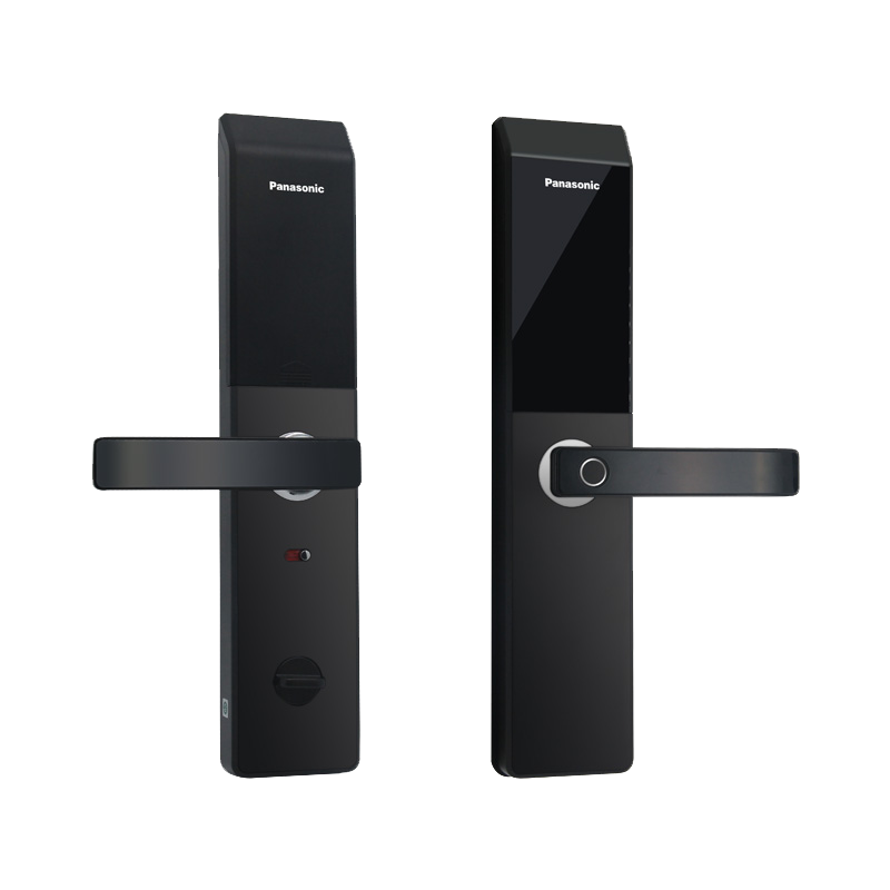 松下电子锁智能锁指纹锁家用防盗门虚位密码锁指纹密码锁刷卡电子锁木门金属门通用触摸屏手机APP联网EMR4112Y