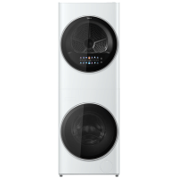 美的(Midea)洗衣机清风明月洗烘护一体洗烘套装家用10公斤全自动变频滚筒+10公斤热泵烘干机超薄全嵌MGH20VE5