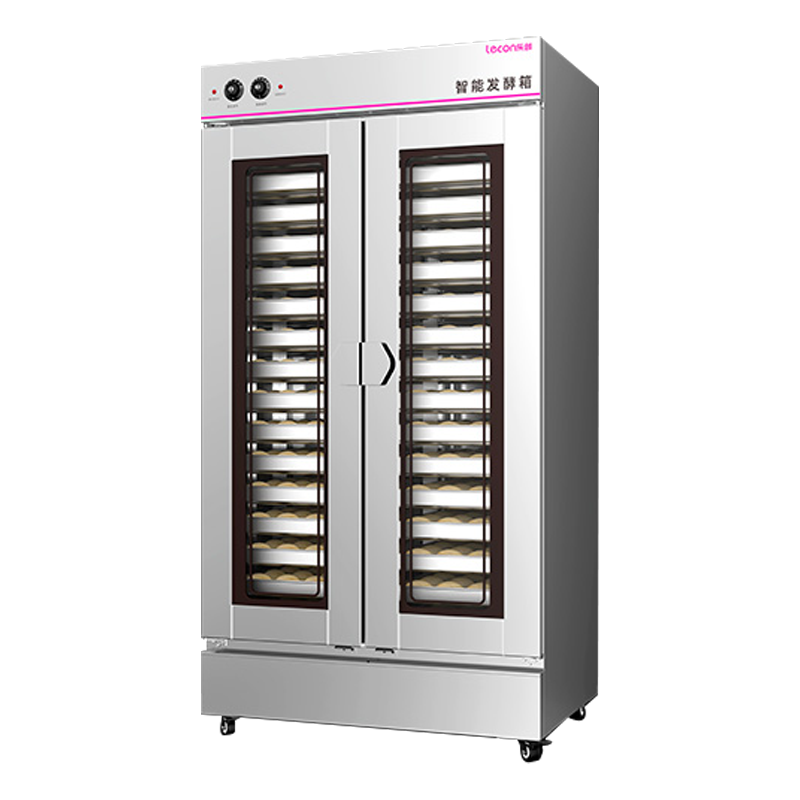 乐创(Lecon)发酵箱商用烘培面包馒头发酵柜不锈钢大容量醒发箱 32盘发酵箱(不带盘)