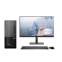 联想(Lenovo)扬天M4900 商用办公 WIN11 正版office 台式机电脑 主机+23.8英寸屏(i5-10400 4GB 1TB 集显 无光驱)