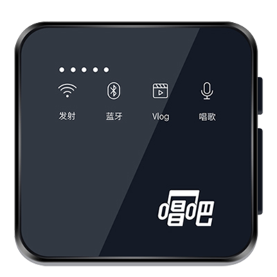 唱吧无线麦克风V6领夹式收音麦录音器直播全套设备主播电脑小蜜蜂蓝牙直播抖音相机收录音配音一拖一