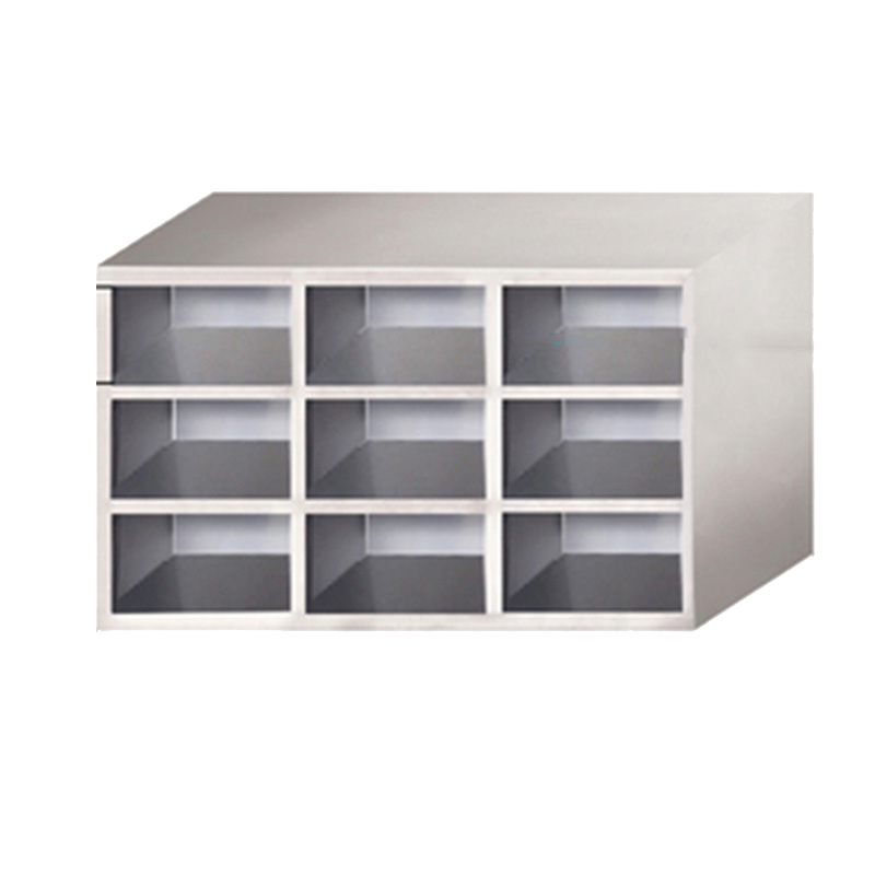 洛港 不锈钢车间员工鞋柜无尘食品厂净化工厂医院实验室带门换鞋柜