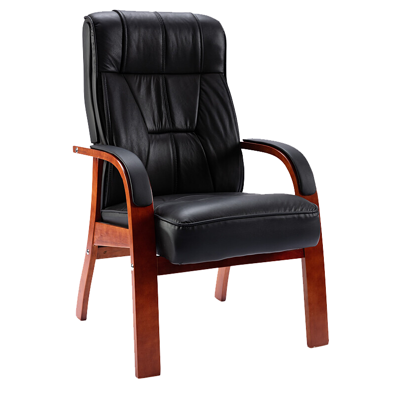 金菲罗格牛皮实木大班椅