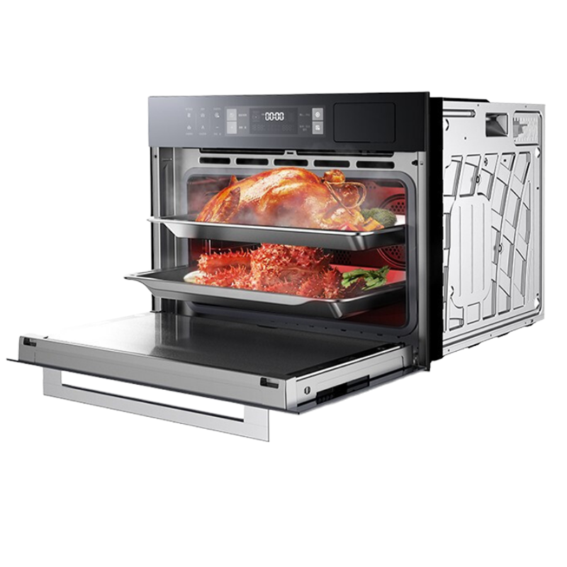 美的(Midea)A8嵌入式蒸烤一体机二合一电蒸汽箱48L家用大容量 APP智控 搪瓷内胆 蒸烤箱智能家电