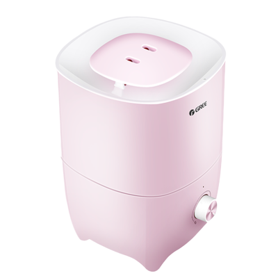 格力(GREE)加湿器SC-25X68 2.5L水箱 微米级水雾超声波 双防漏 低音迷你办公室卧室家用 樱花粉 浅粉色