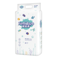 适宝康·Forkidcare 梦幻海洋纸尿裤M52片 尿不湿超薄透气适合6-11kg婴幼儿