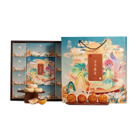 枣粮先生 宝月蟾桂月饼礼盒950g*1箱