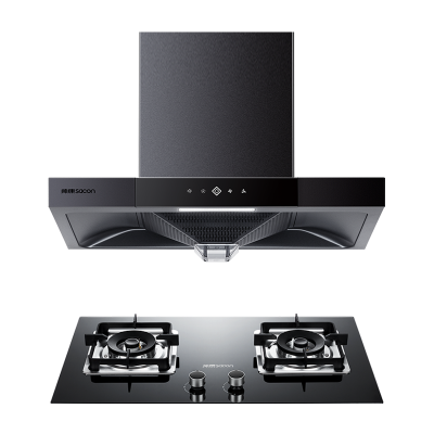 帅康(sacon)T8051DG+71B烟灶套餐欧式20立方小尺寸厨电套装吸油烟机灶具煤气灶燃气灶抽油烟机灶具套餐液化气