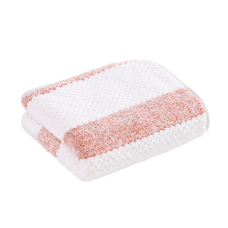 奂米2条装毛巾女加厚珊瑚绒家用成人男士洗澡洗脸帕柔软吸水速干面巾814-2