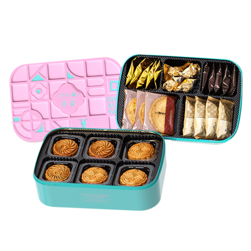 丁小宴月宴双层月饼礼盒 723g中秋节传统糕点团购礼品高档礼盒零食