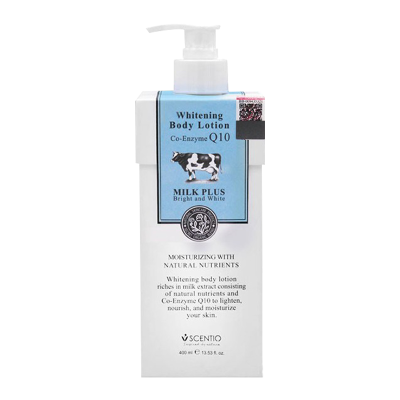 美丽蓓菲beautybuffet泰国q10牛奶身体乳女嫩白保湿滋润乳 牛奶身体乳400ml