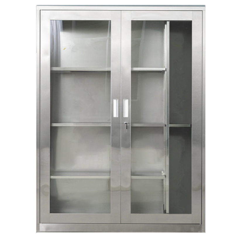 洛港 社区便民服务柜卫生水杯架清洁工具柜小区物业不锈钢便民服务箱子