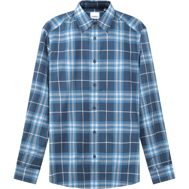 博柏利/巴宝莉 BURBERRY 男款棉质长袖衬衫80503601