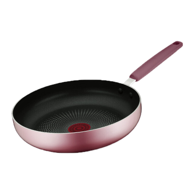 苏泊尔(SUPOR)平底锅不粘锅家用煎锅火红点聚油底牛排锅炒菜锅辅食锅炉灶通用28CM EJ28HAP十一赠硅胶铲