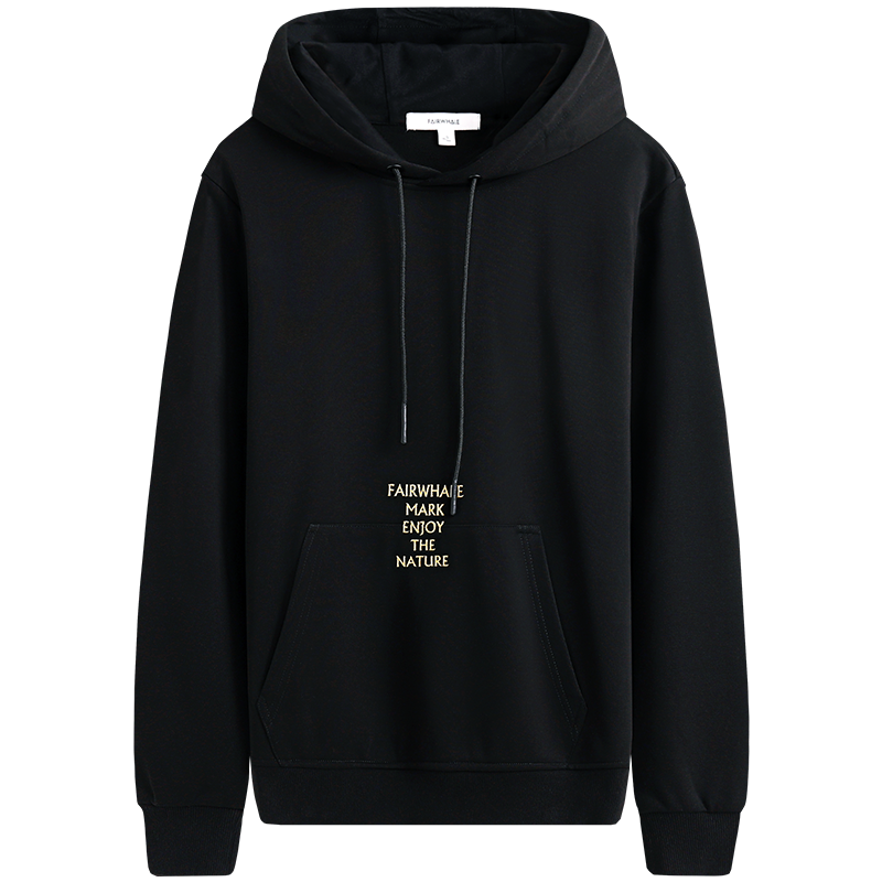 马克华菲宽松卫衣男2022秋季潮流舒适百搭休闲套头口袋连帽外套