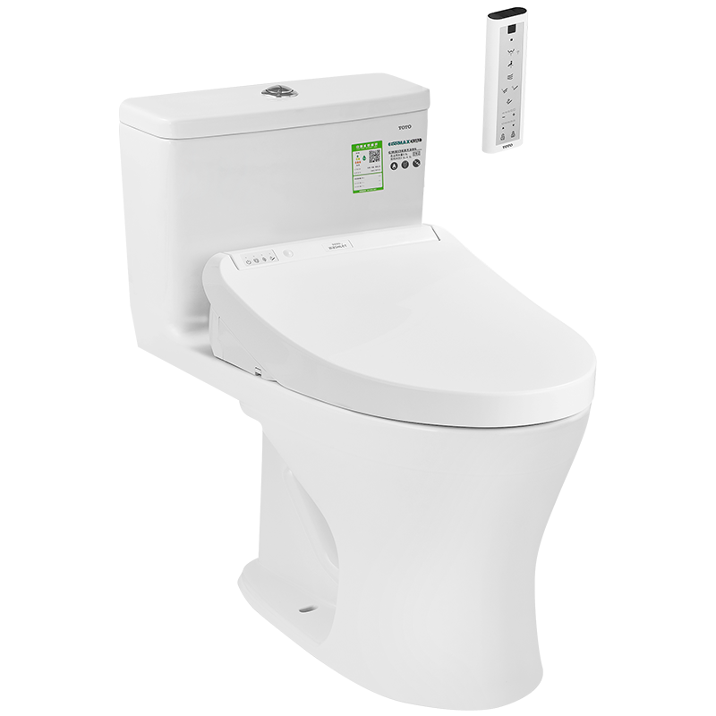 TOTO卫浴全功能除臭座圈加热移动冲洗电解水除菌智洁马桶智能坐便器CW817REBT+TCF8764EC(02)