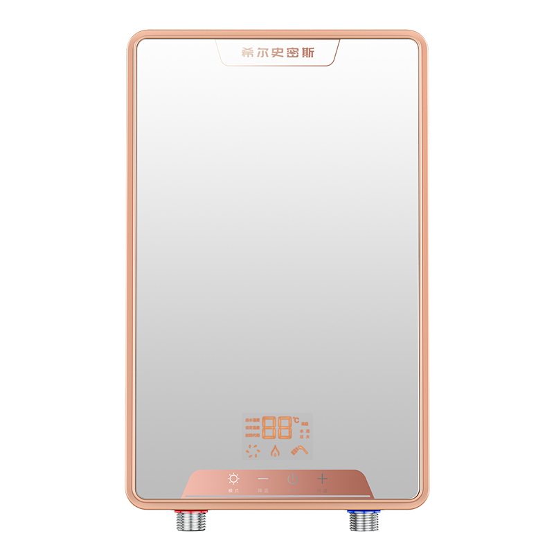 [免费上门安装]希尔史密斯即热式电热水器电家用卫生间速热洗澡器小型淋浴加热宝即开即热快速 银色触屏遥控+水电分离+7KW