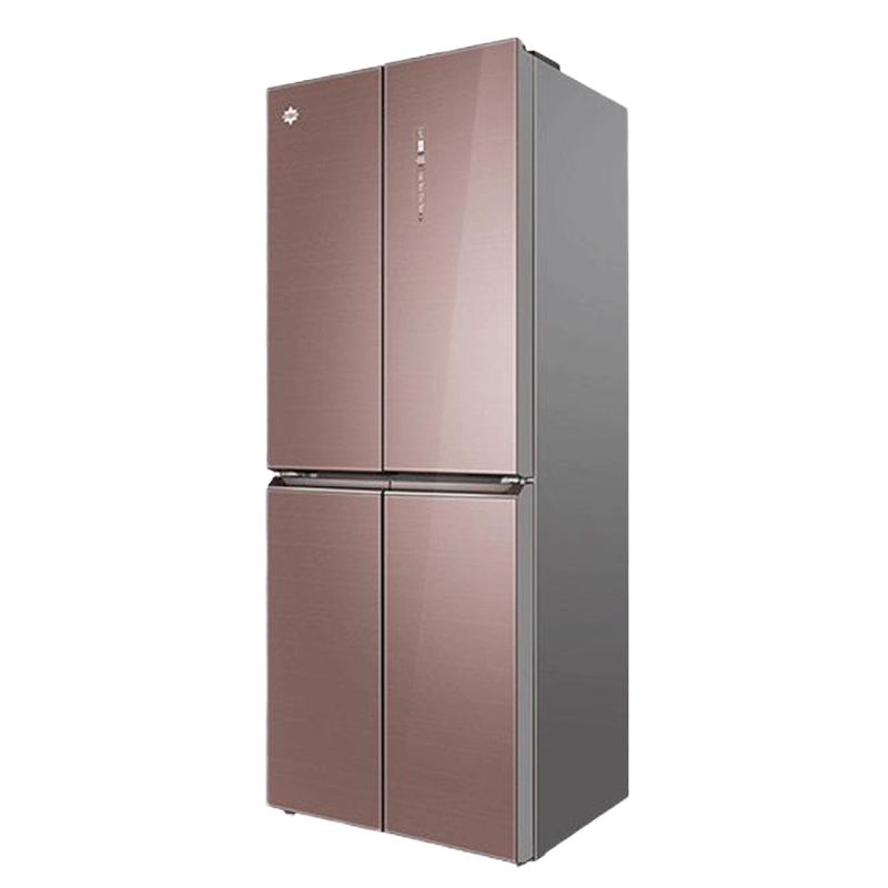 格力(GREE)十字对开门冰箱BCD-421WPQG 家用商用电冰箱大容量 风冷无霜深冻低噪节能省电 421升/慕尚棕