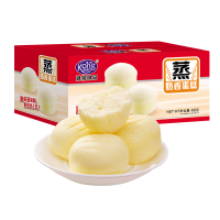 港荣蒸蛋糕奶香味480g整箱营养早餐吐司小口袋手撕面包网红零食品糕点心