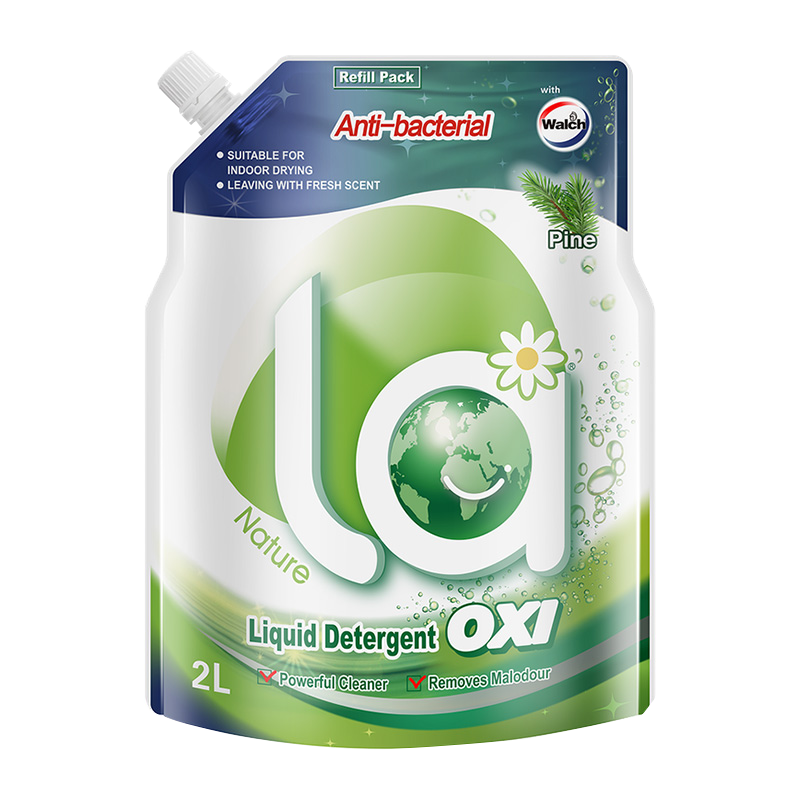 La有氧洗威露士洗衣液2L*2袋装松木味抑菌99%去除污渍