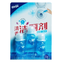 洁宜佳马桶小花朵10g*3瓶 洁厕凝胶厕所香气除臭神器卫生间去异味空气清新剂