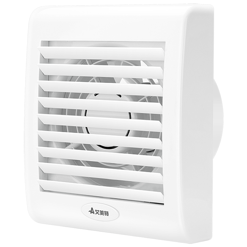 艾美特百叶窗厨房浴室卫生间室内4寸5寸强力防水窗式排风扇墙壁大风量换气扇打孔窗夹式6寸抽风机 VIG5A[百叶窗式5寸]