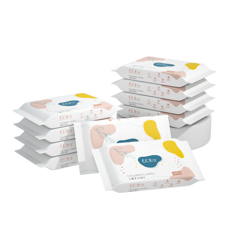 浣馨 婴儿湿巾纸新生手口专用10抽10包*2