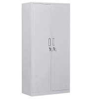 港迪豪钢制衣柜鞋柜储物柜铁皮更衣柜定制两门