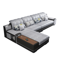 梵宜布艺沙发大小户型客厅家具套装简约现代可拆洗科技布组合