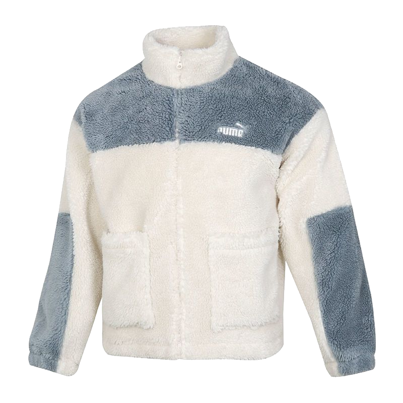PUMA彪马摇粒绒外套男女春季加厚保暖外套加绒534931-93