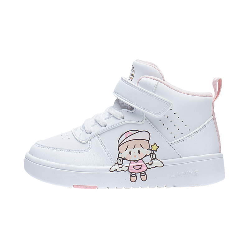 李宁X卓大王系列童鞋男女小童2022秋冬款板鞋运动鞋