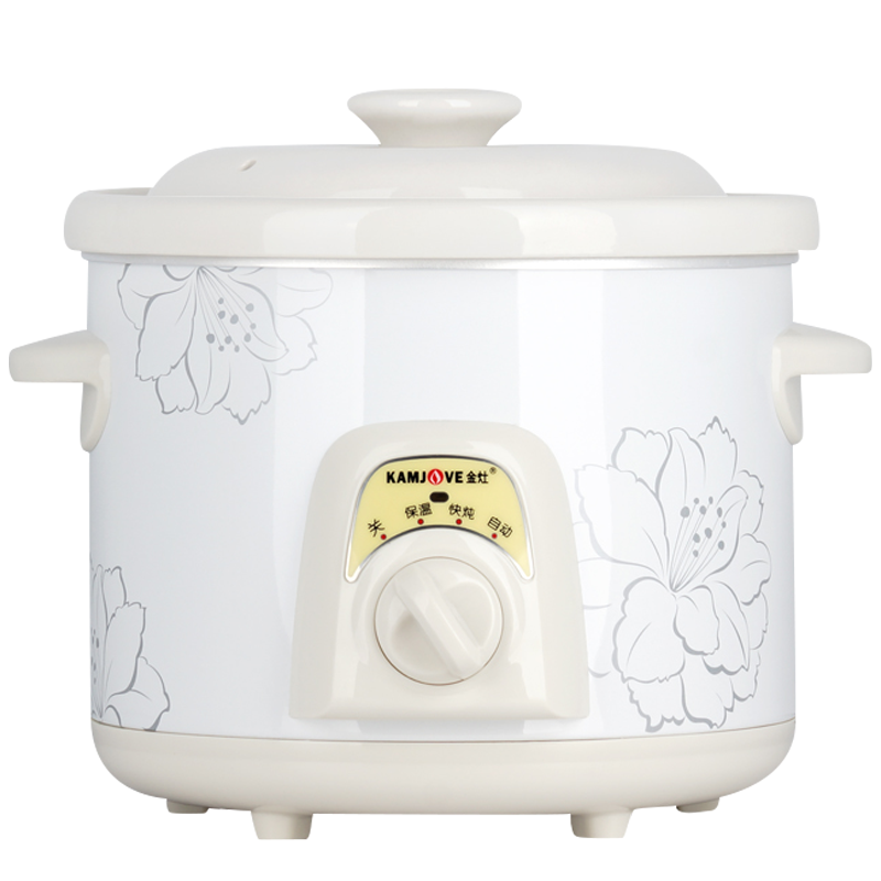 KAMJOVE/金灶 白瓷电炖锅自动煲汤锅 人性化快炖功能3.5L