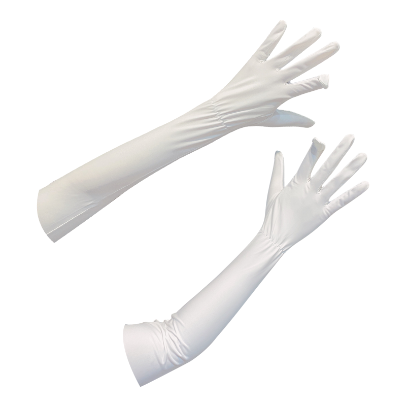 富名洋防晒手套女可调节臂围男冰丝夏季长款骑行开车户外冰袖套