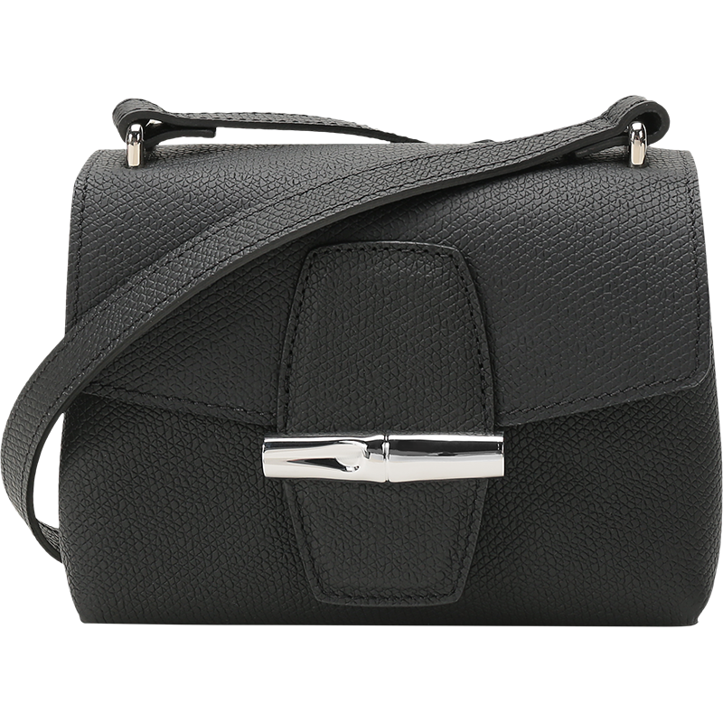 LONGCHAMP 珑骧 女士 ROSEAU系列牛皮单肩斜挎包竹节包小号 10115 HPN