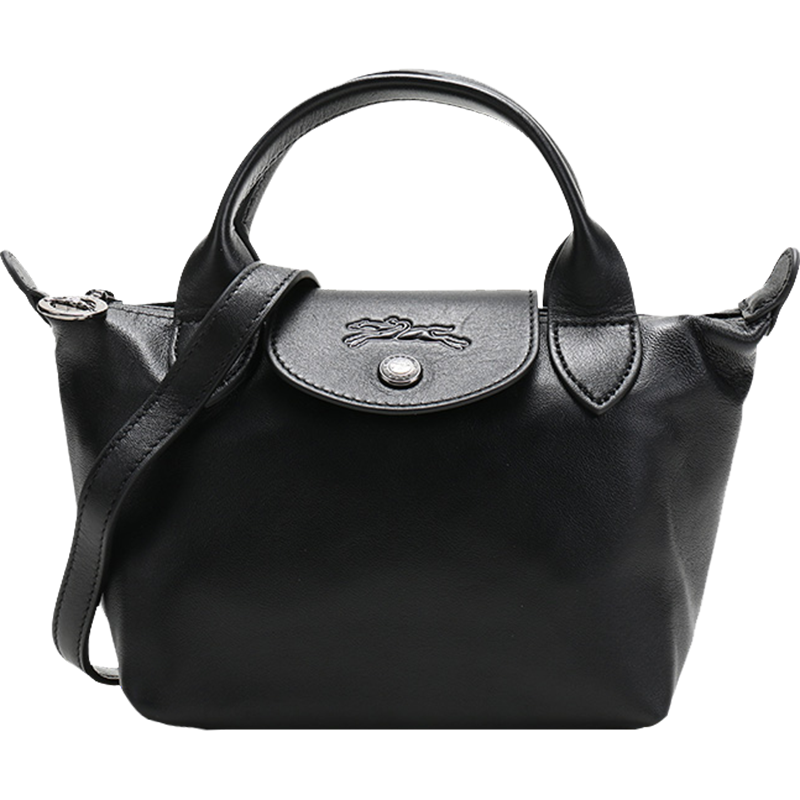 Longchamp 珑骧 女士LE PLIAGE CUIR系列羊皮手提单肩斜挎包 1500 757