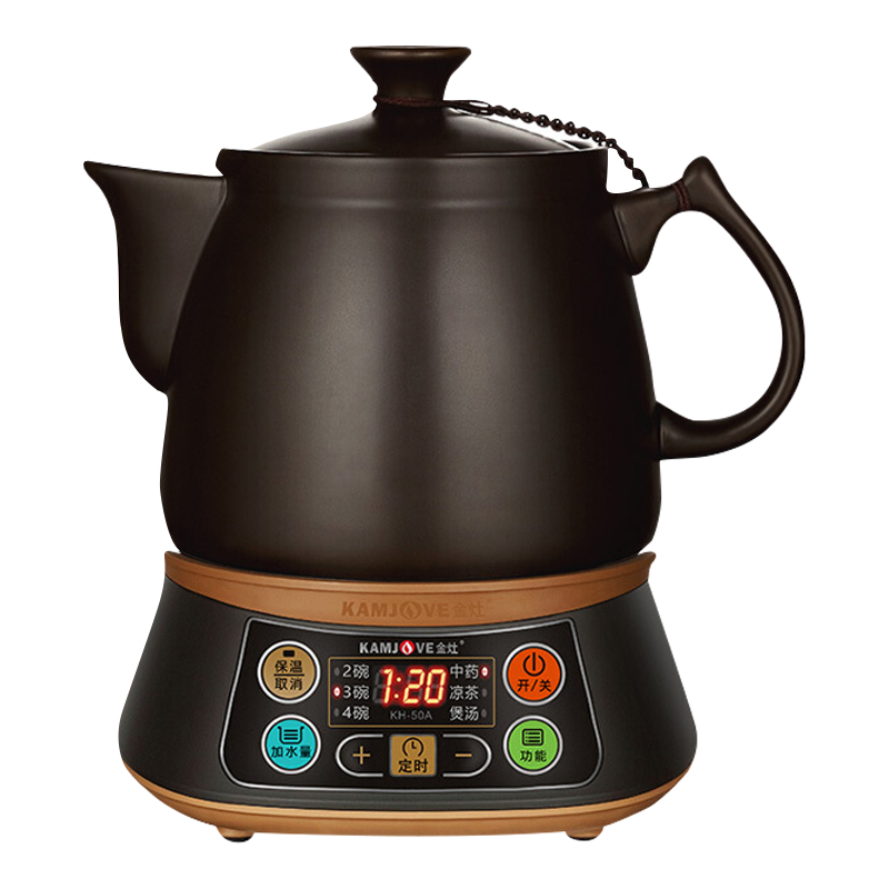 金灶(KAMJOVE)多功能煎药壶壶全自动电药锅熬药壶养生壶煲健康壶 棕黑色/3L