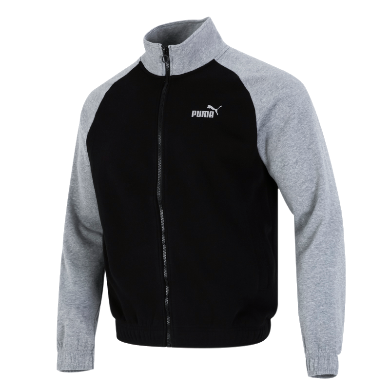 彪马(PUMA) 男装夹克秋季运动服健身训练透气休闲服针织宽松潮流时尚宽松外套上衣