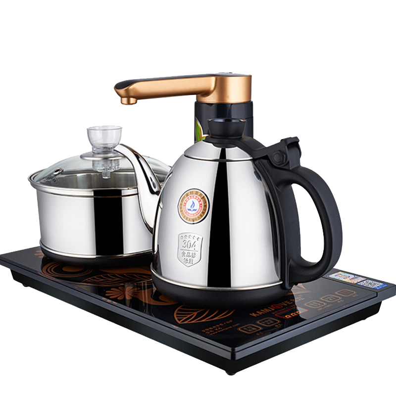 金灶(KAMJOVE)茶具自动上水电热水壶智能煮茶壶304不锈钢烧水壶泡茶机电茶炉金灶K637*23CM 0.9L