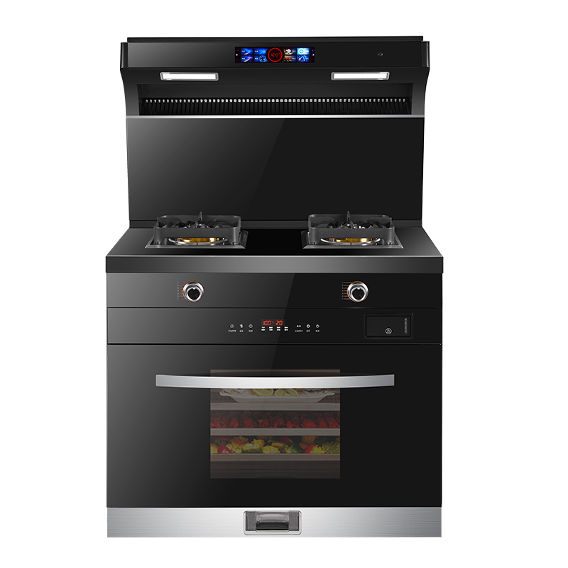 火星人云魔方集成灶蒸烤一体家用大容量消毒柜蒸烤箱自动清洗变频大吸力抽油烟机